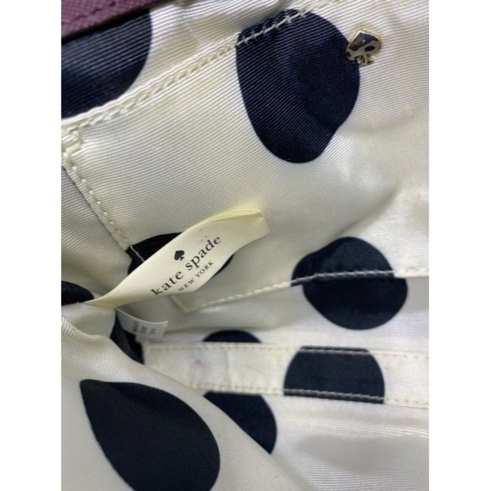 Kate Spade Cedar Street Monday Purple Leather Shoulder Bag - Picture 7 of 7